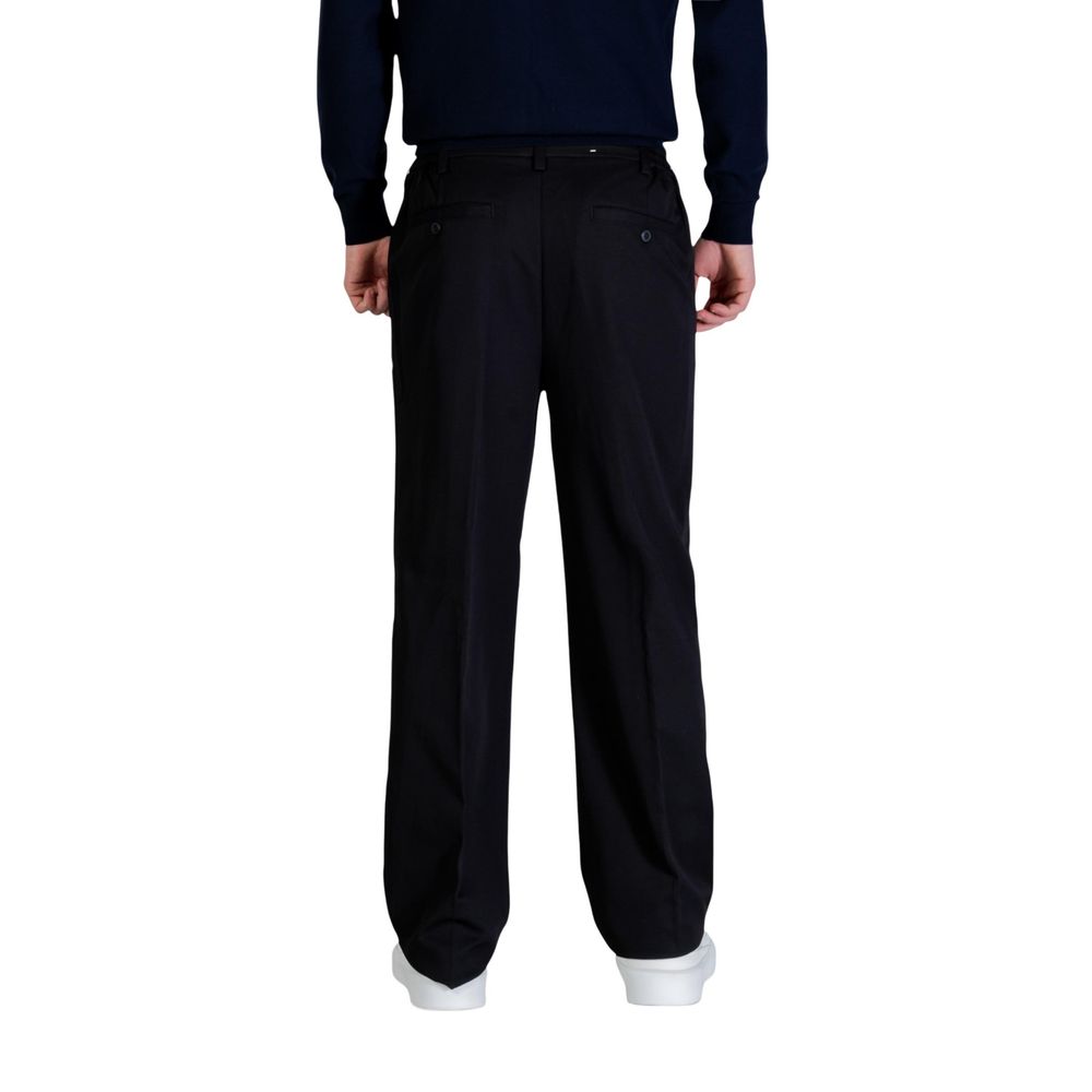 Only & Sons Schwarze lässige Hose aus recyceltem Polyester