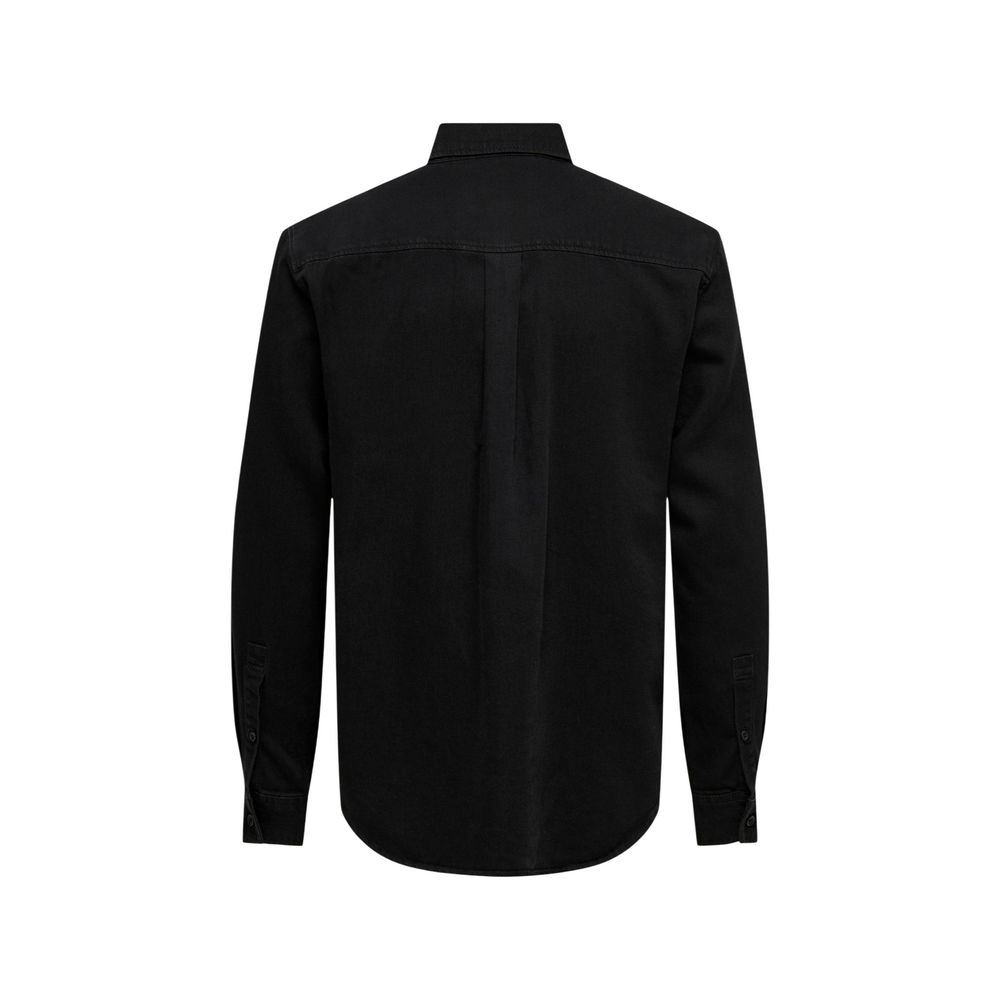 Only & Sons Jeanshemd in Schwarz
