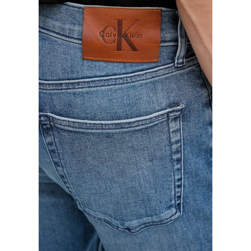 Calvin Klein Jeans Blaue Baumwoll-Jeans mit entspanntem Schnitt