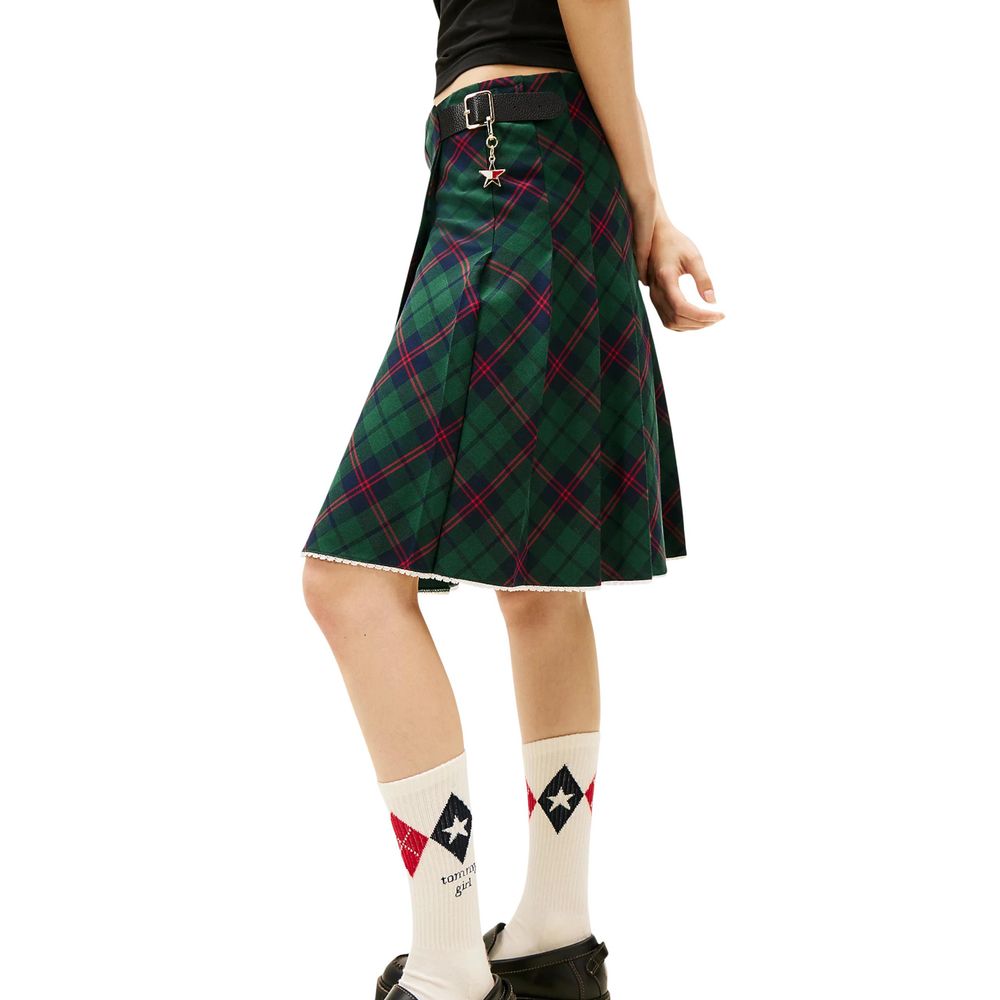 Tommy Hilfiger Jeans Bicolor Baumwoll-Minirock