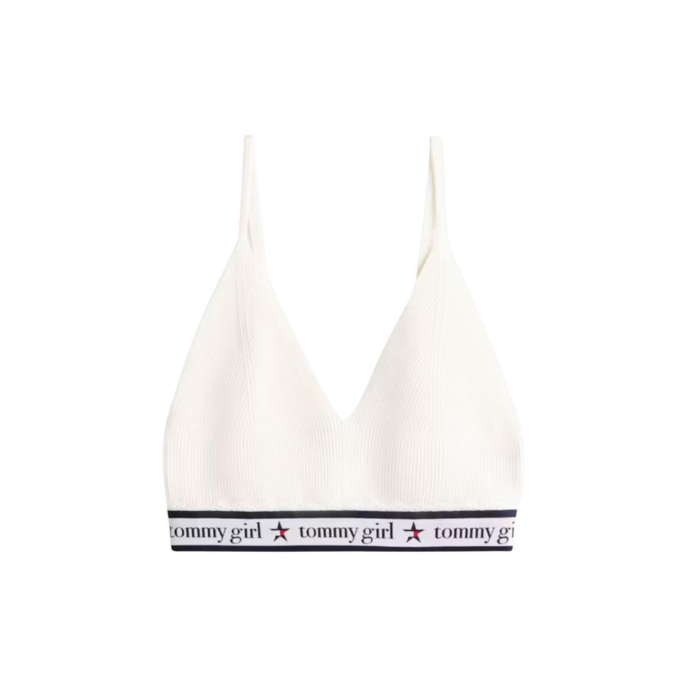 Tommy Hilfiger Jeans Cremefarbener Wollpullover