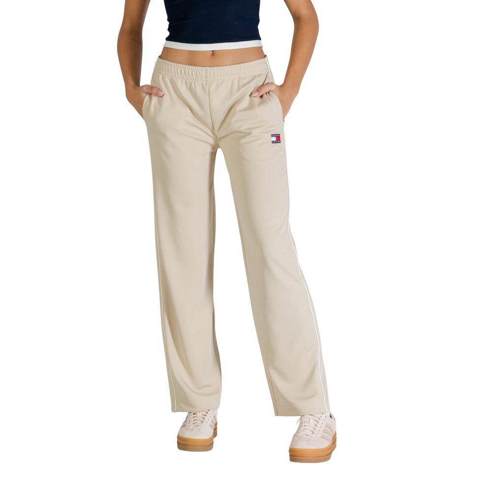 Tommy Hilfiger Jeans Beige Jogginghose aus recyceltem Polyester (Trainingshose)
