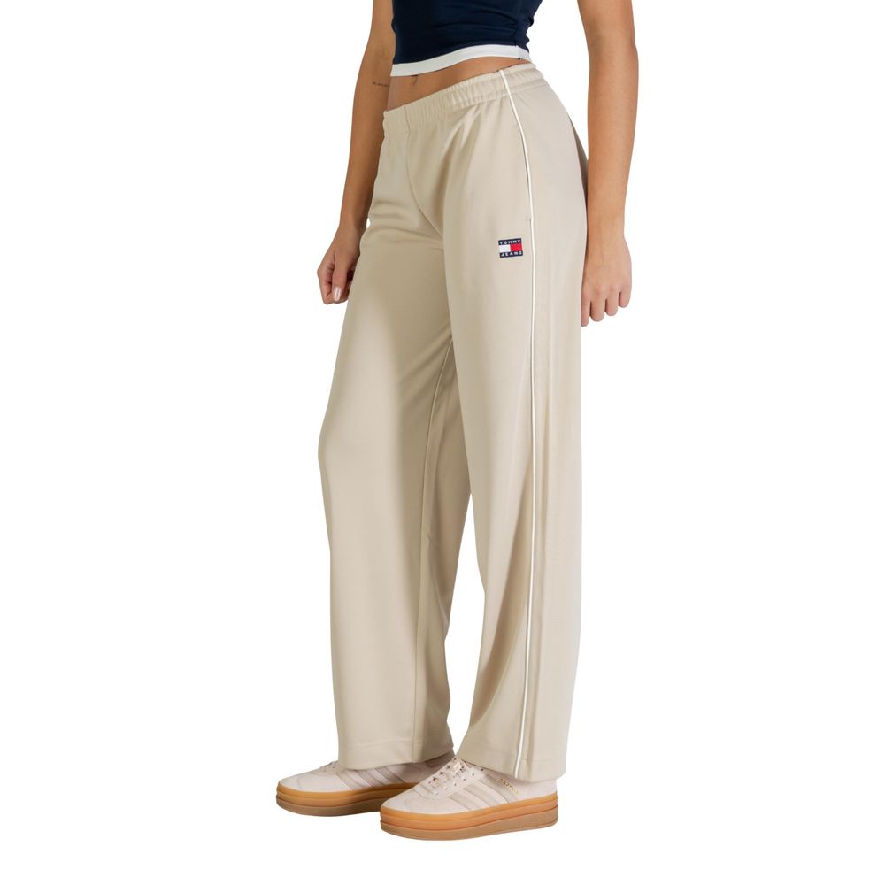 Tommy Hilfiger Jeans Beige Jogginghose aus recyceltem Polyester (Trainingshose)