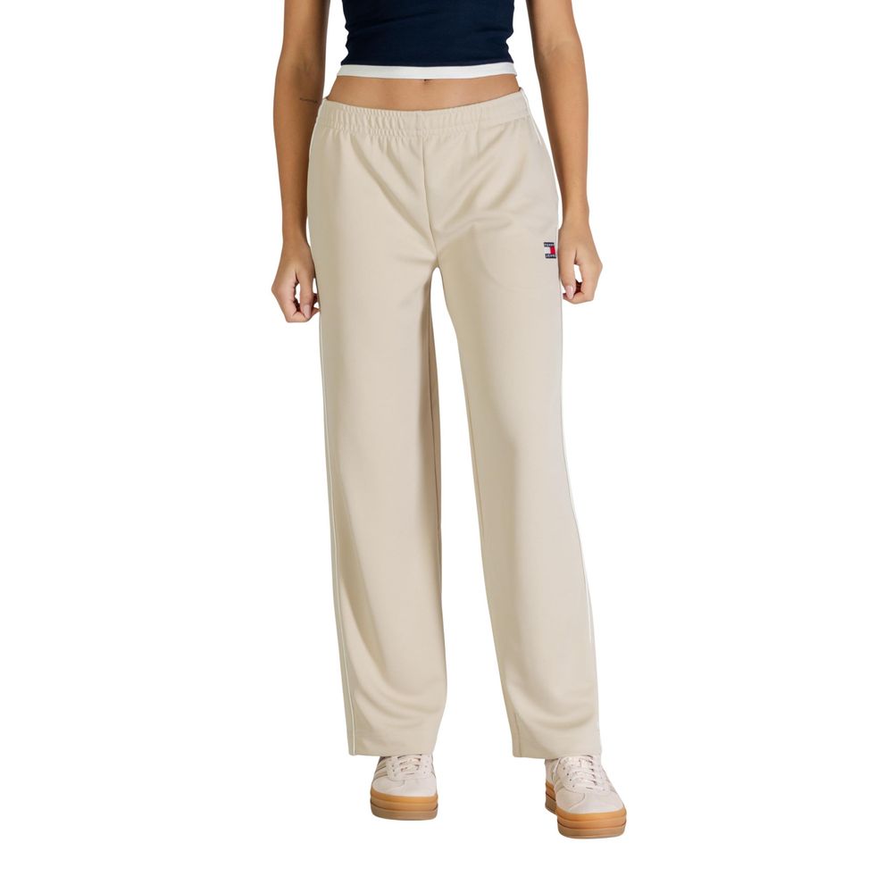 Tommy Hilfiger Jeans Beige Jogginghose aus recyceltem Polyester (Trainingshose)