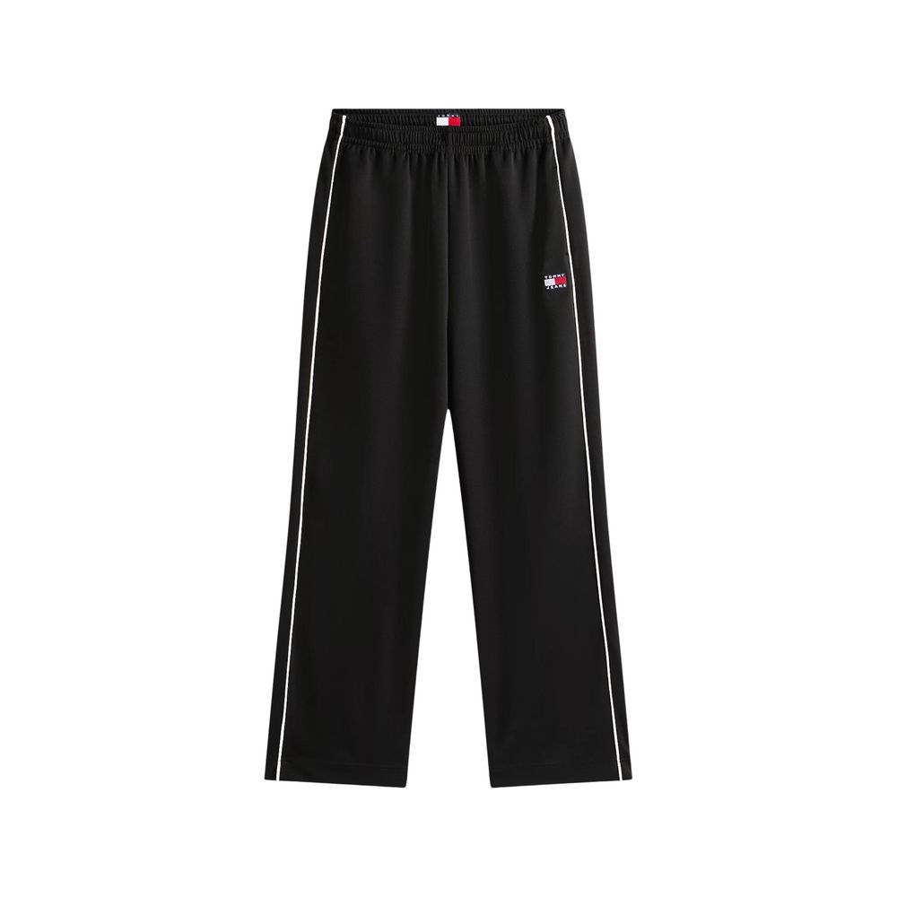 Tommy Hilfiger Jeans Schwarze Joggingshose aus recyceltem Polyester (Trainingshose)