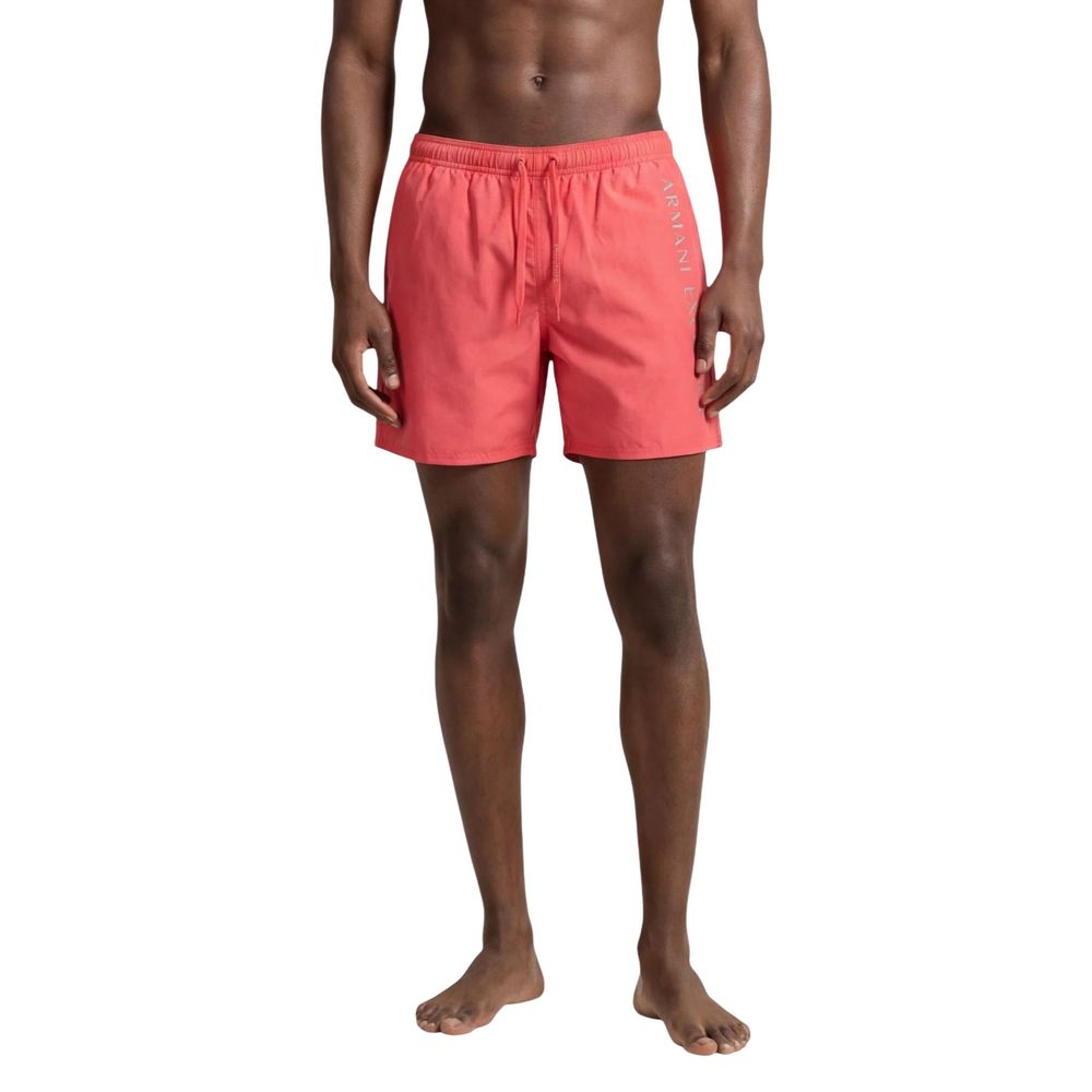 Armani Exchange Orange Badeshorts aus Polyester