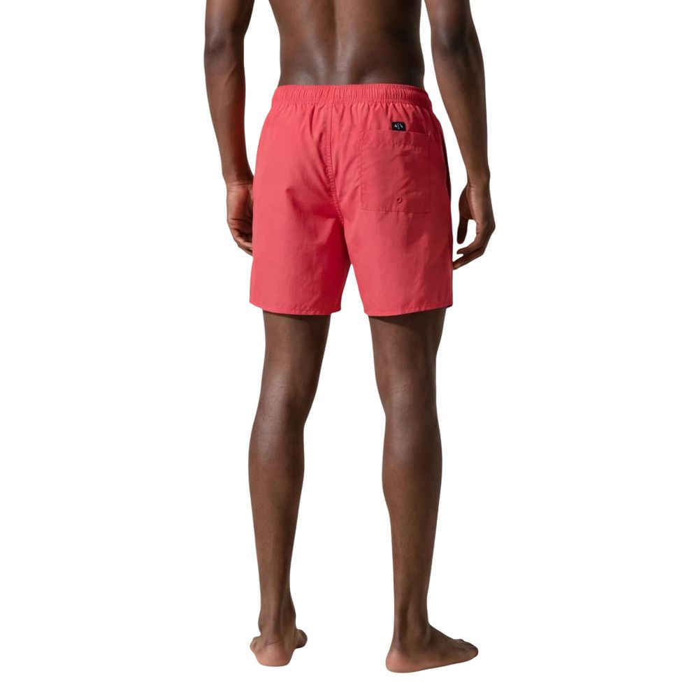 Armani Exchange Orange Badeshorts aus Polyester