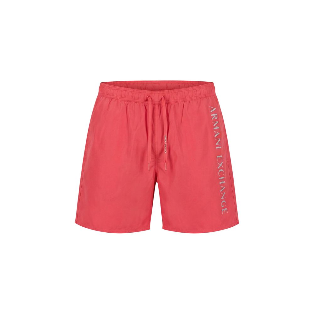 Armani Exchange Orange Badeshorts aus Polyester