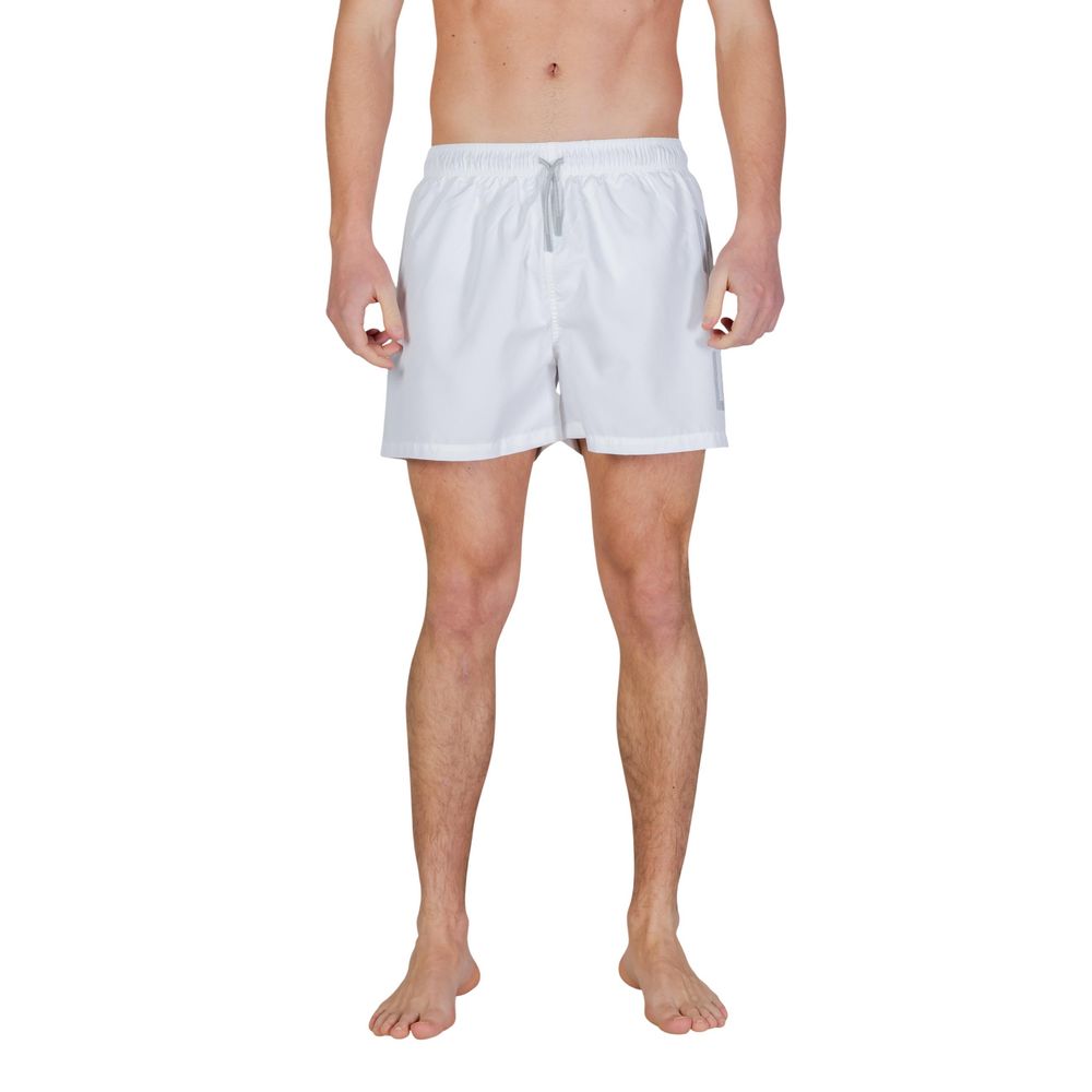 EA7 Emporio Armani Bicolor Badeshorts aus Polyester