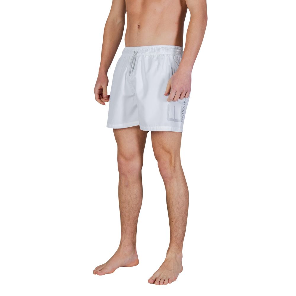 EA7 Emporio Armani Bicolor Badeshorts aus Polyester