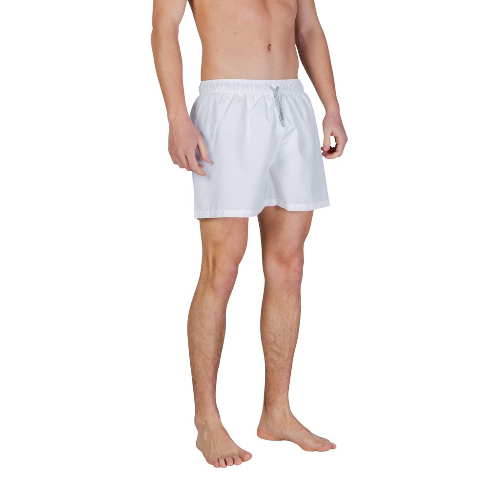 EA7 Emporio Armani Bicolor Badeshorts aus Polyester
