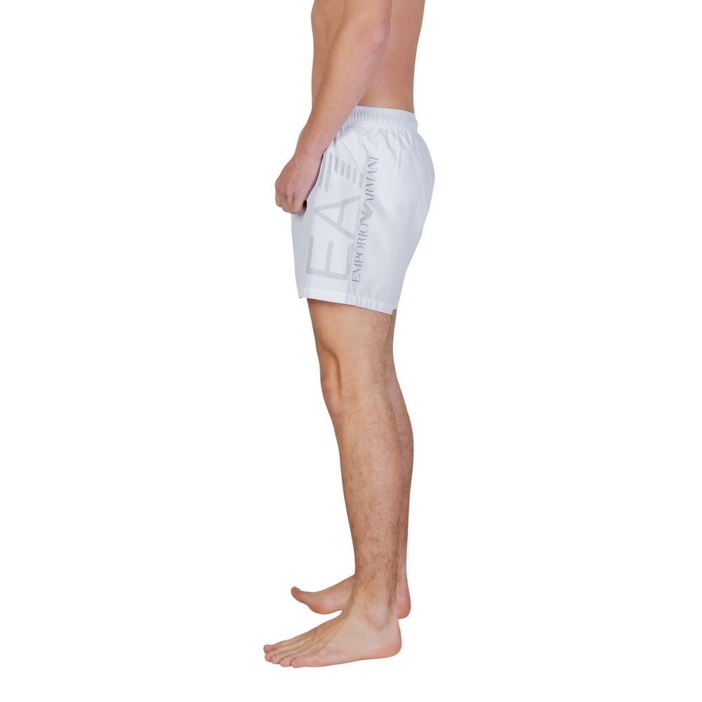 EA7 Emporio Armani Bicolor Badeshorts aus Polyester