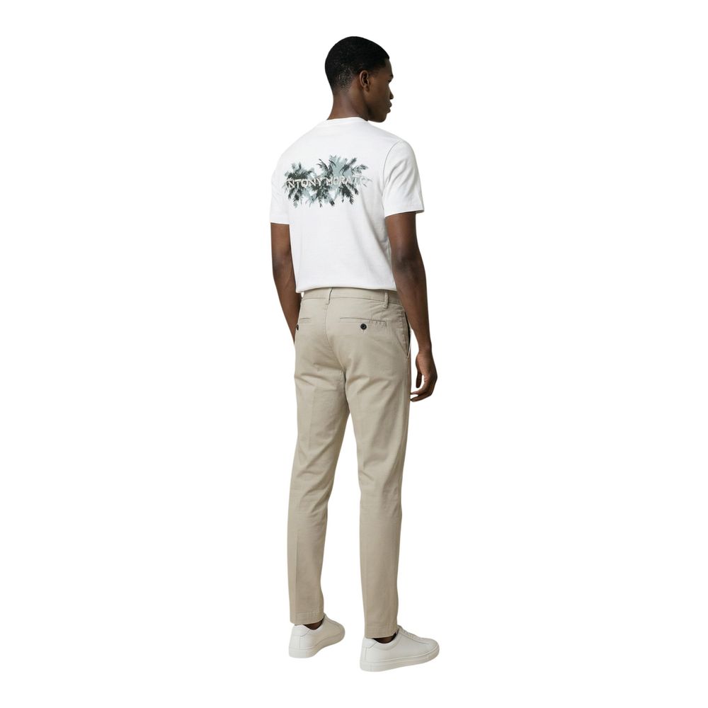 Antony Morato Beige Baumwoll-Skinny-Hose