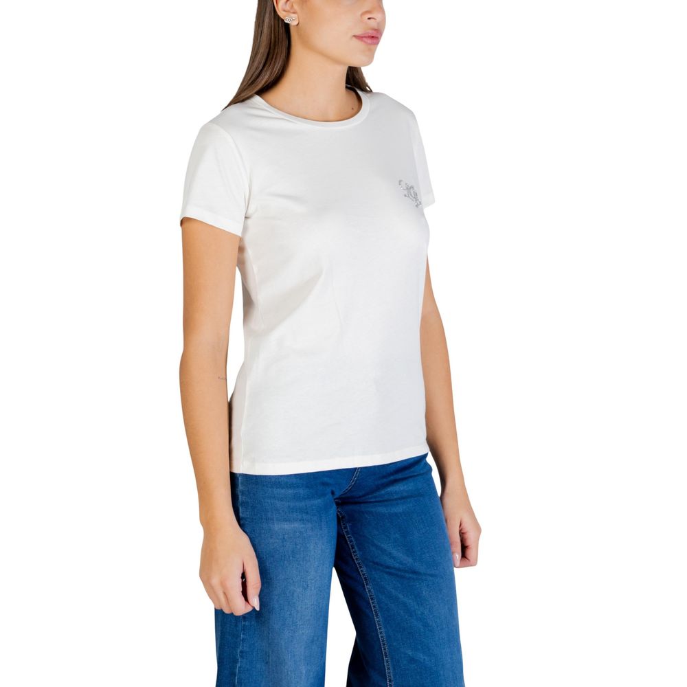 Liu Jo Weißes Baumwoll-T-Shirt
