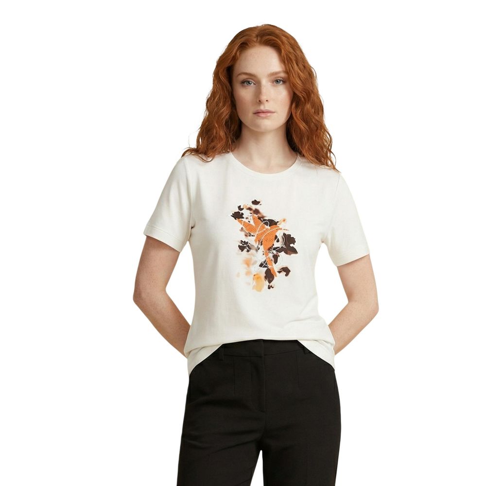 Liu Jo Beiges Baumwoll-T-Shirt