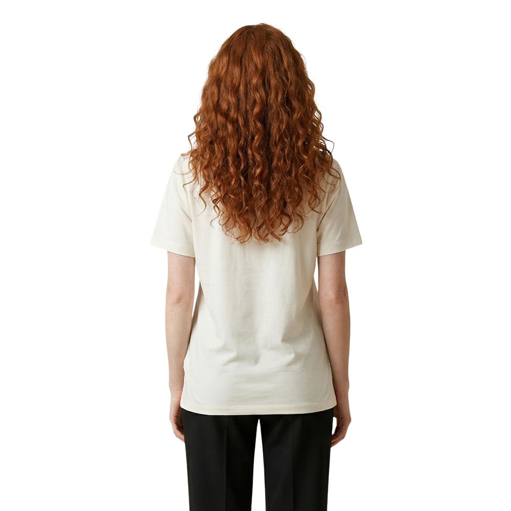 Liu Jo Beiges Baumwoll-T-Shirt