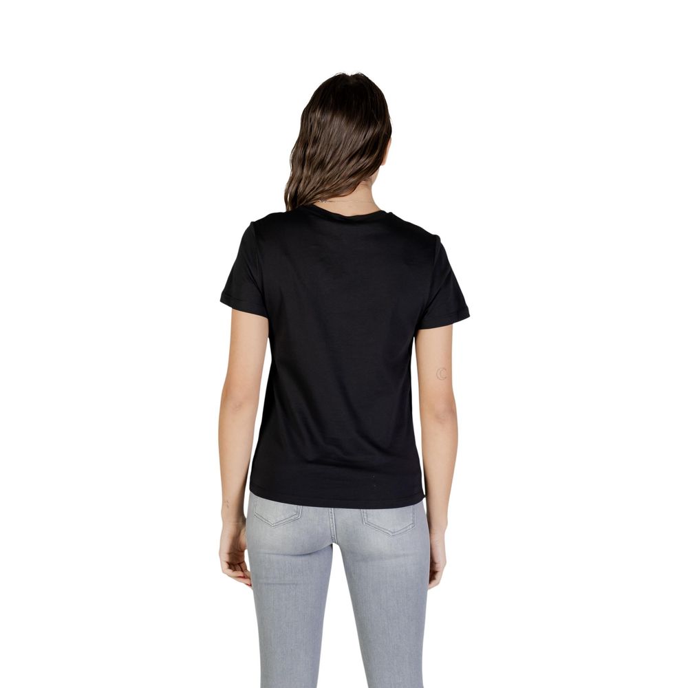 Liu Jo T-Shirt aus schwarzer Baumwolle