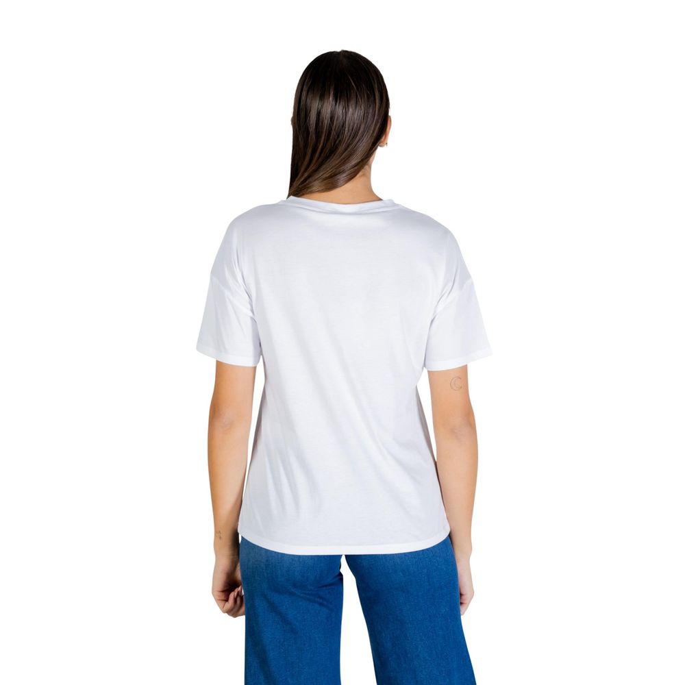 Liu Jo Weißes Baumwoll-T-Shirt