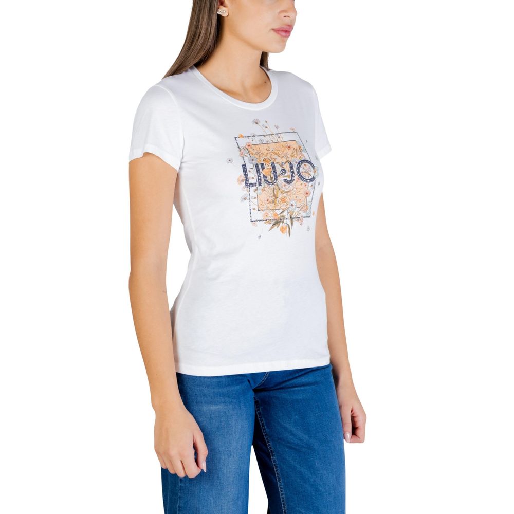 Liu Jo Beige Baumwoll-T-Shirt