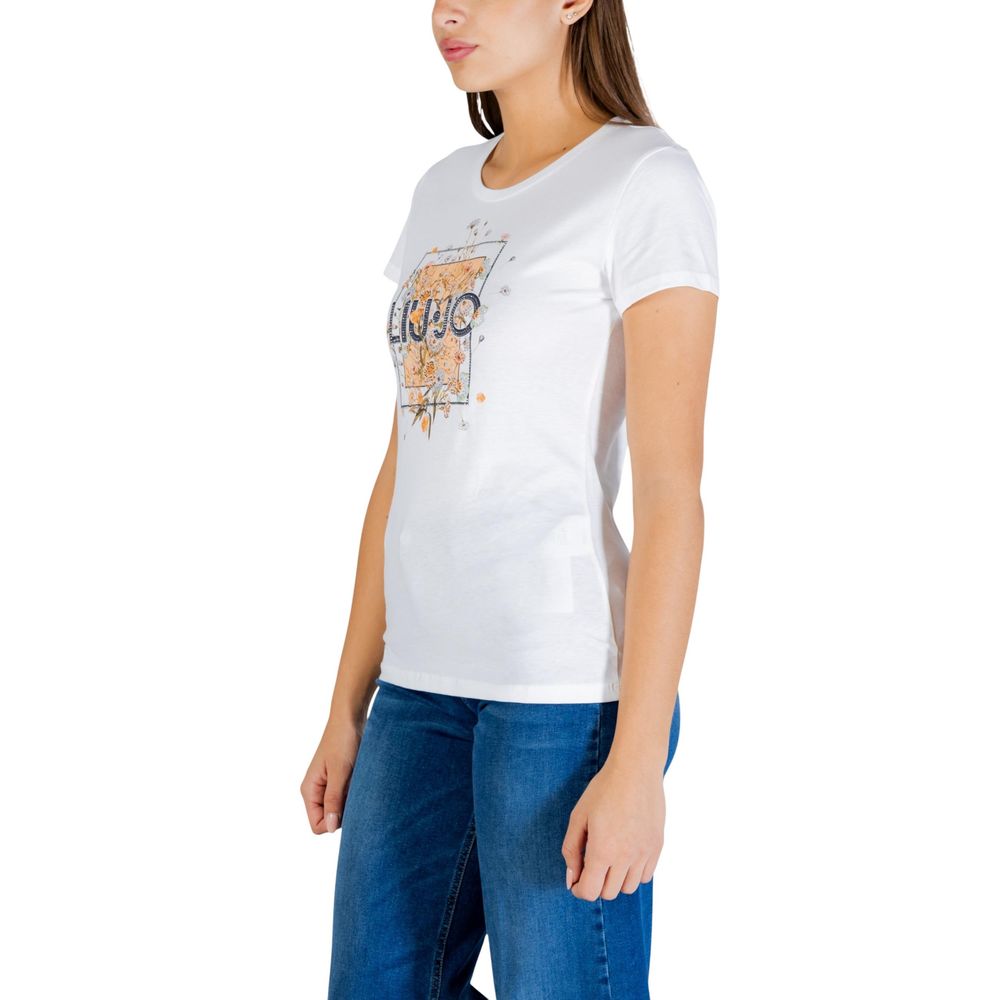 Liu Jo Beige Baumwoll-T-Shirt
