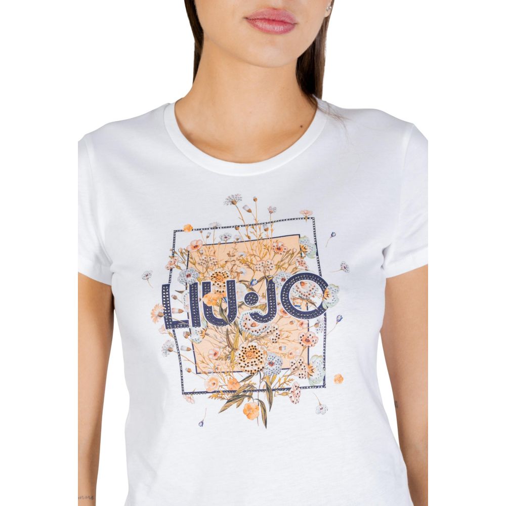 Liu Jo Beige Baumwoll-T-Shirt