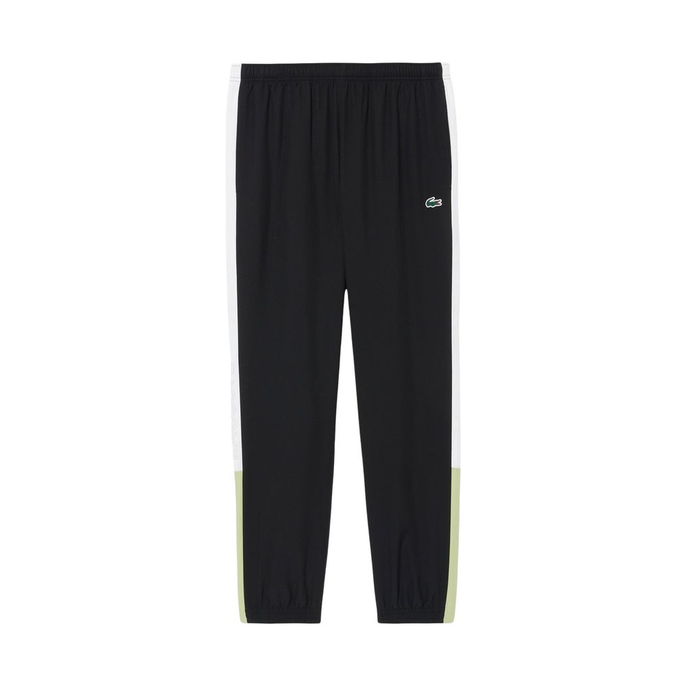 Lacoste Polyester-Trainingsanzug in Schwarz-Weiß