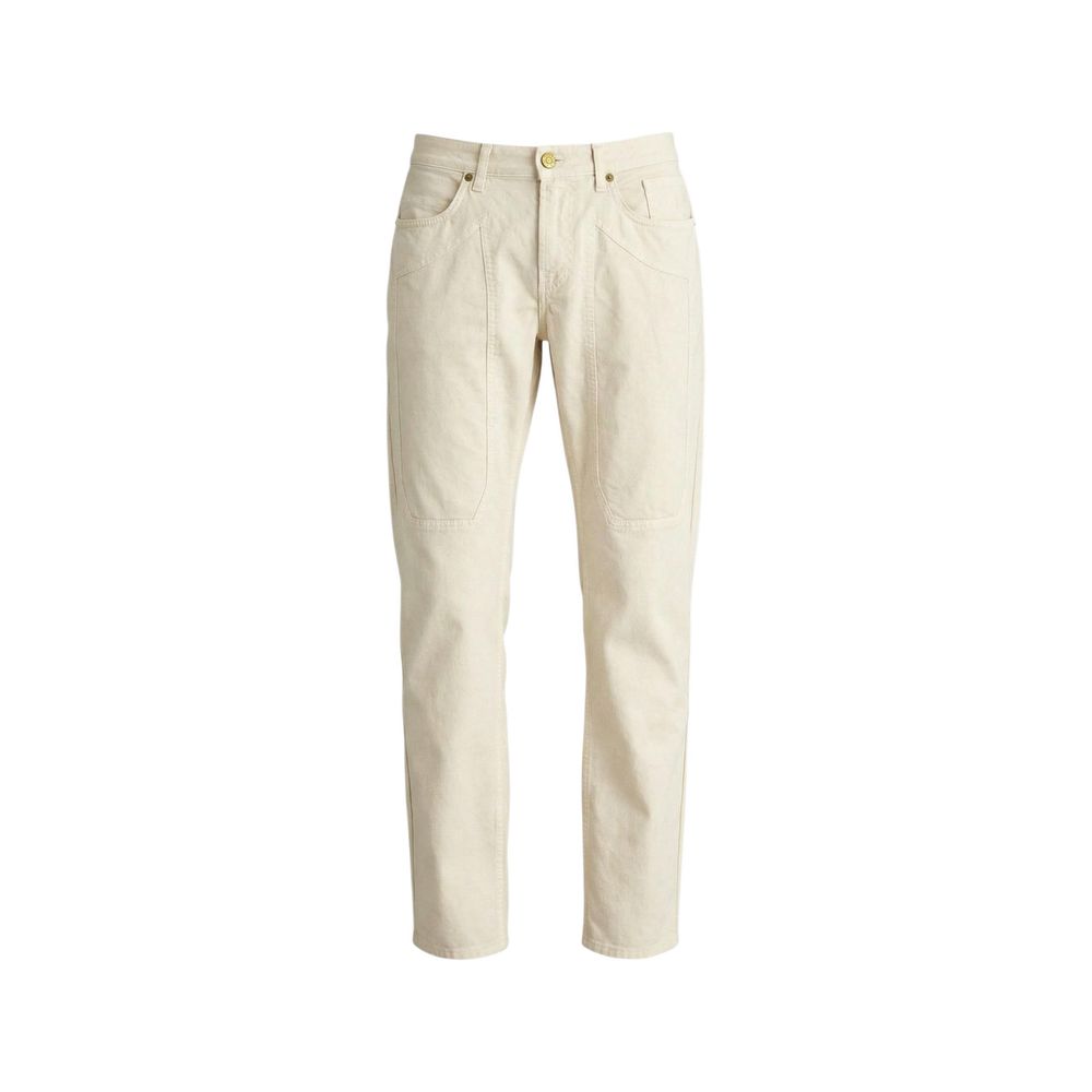 Jeckerson Weiße Skinny-Hose aus Elastan
