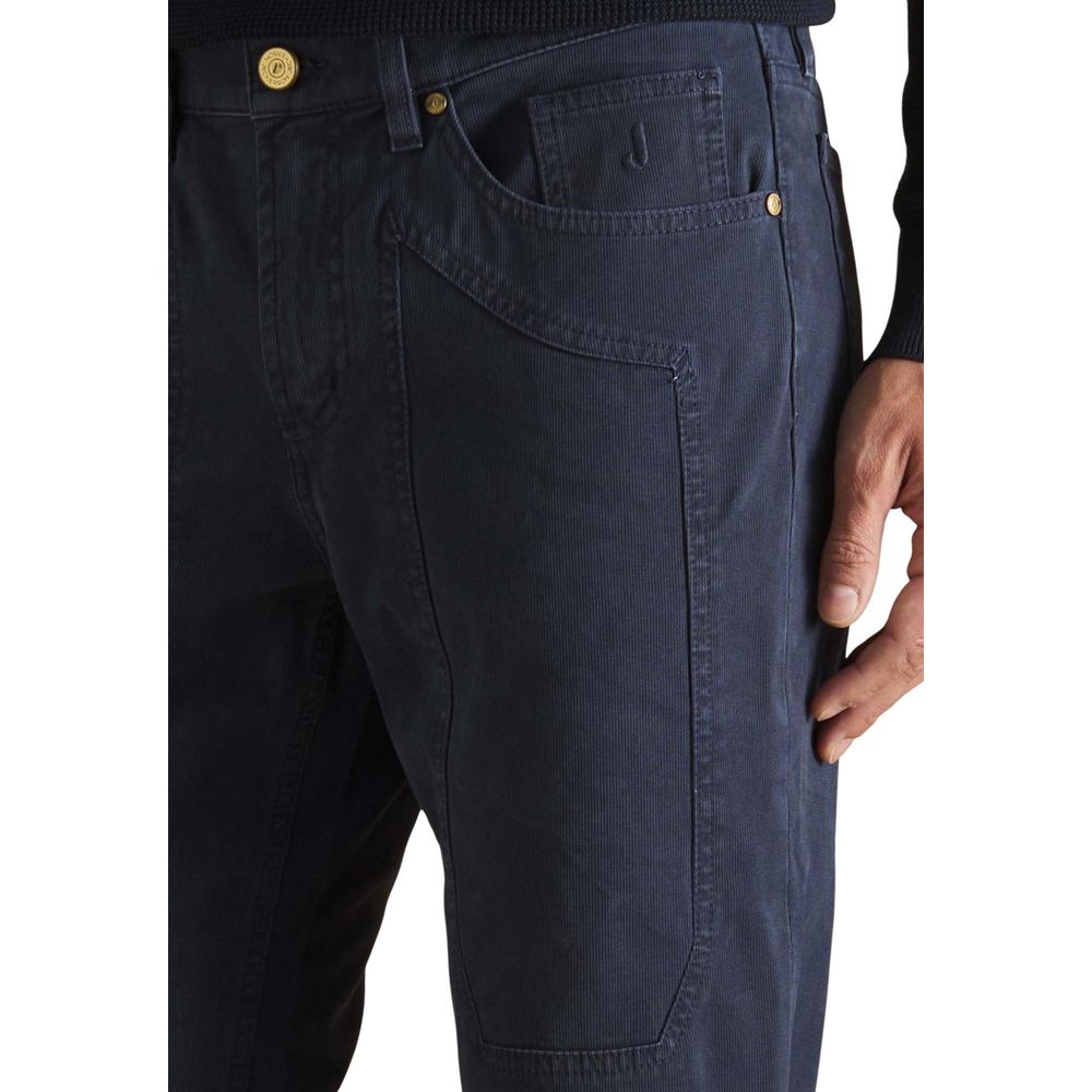 Jeckerson Blaue Skinny-Hose aus Elastan