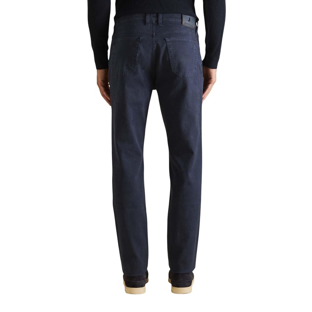 Jeckerson Blaue Skinny-Hose aus Elastan
