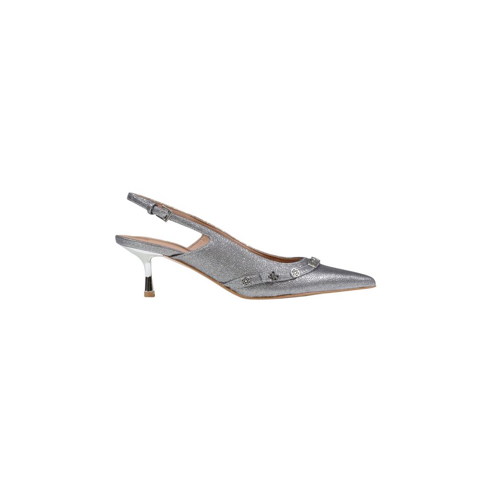 Guess High-Heel-Pumps aus silbernem Polyester
