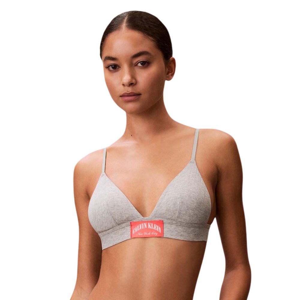 Calvin Klein Underwear Grauer Baumwoll-BH