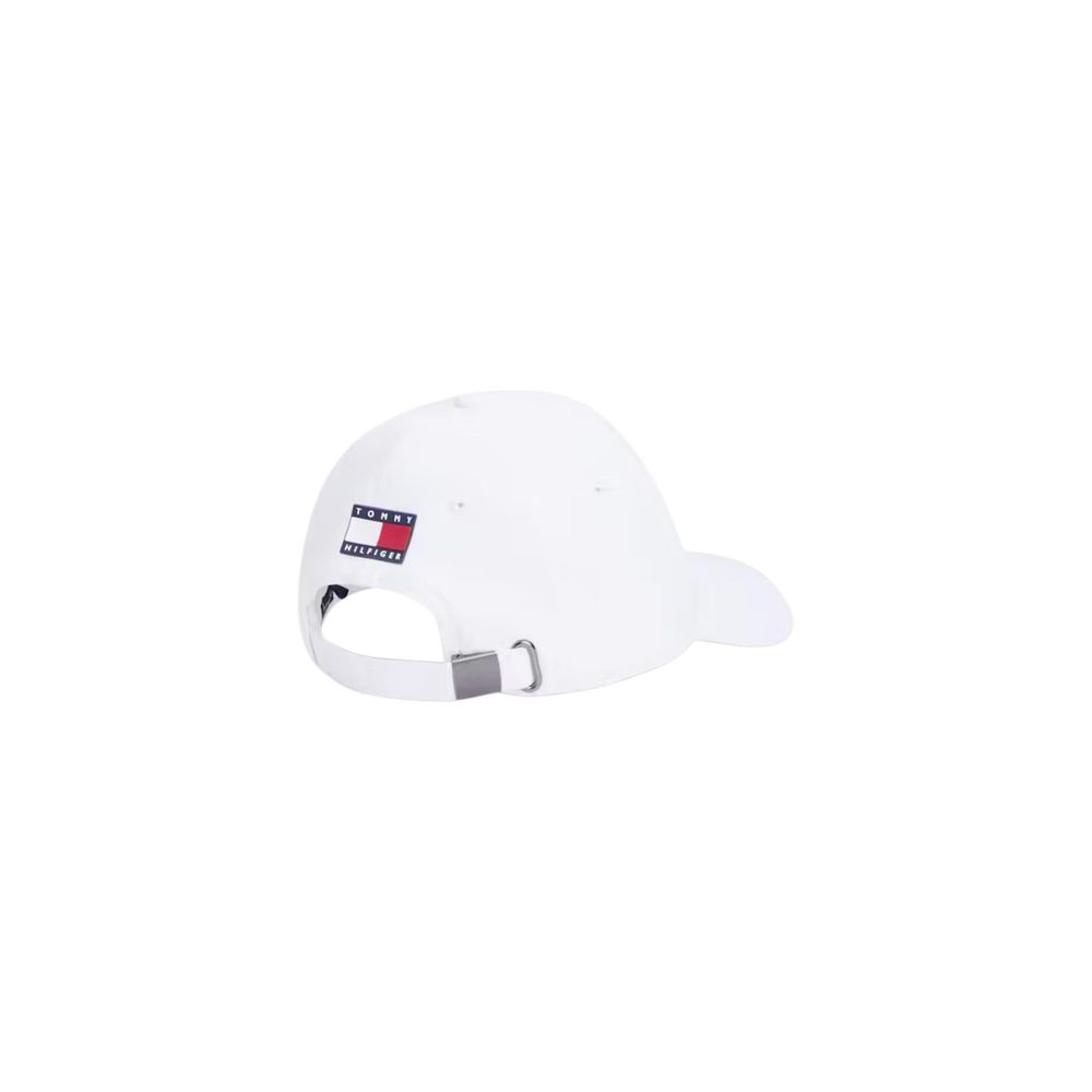 Tommy Hilfiger Weiße Kappe aus recyceltem Polyester (Baseballkappe)