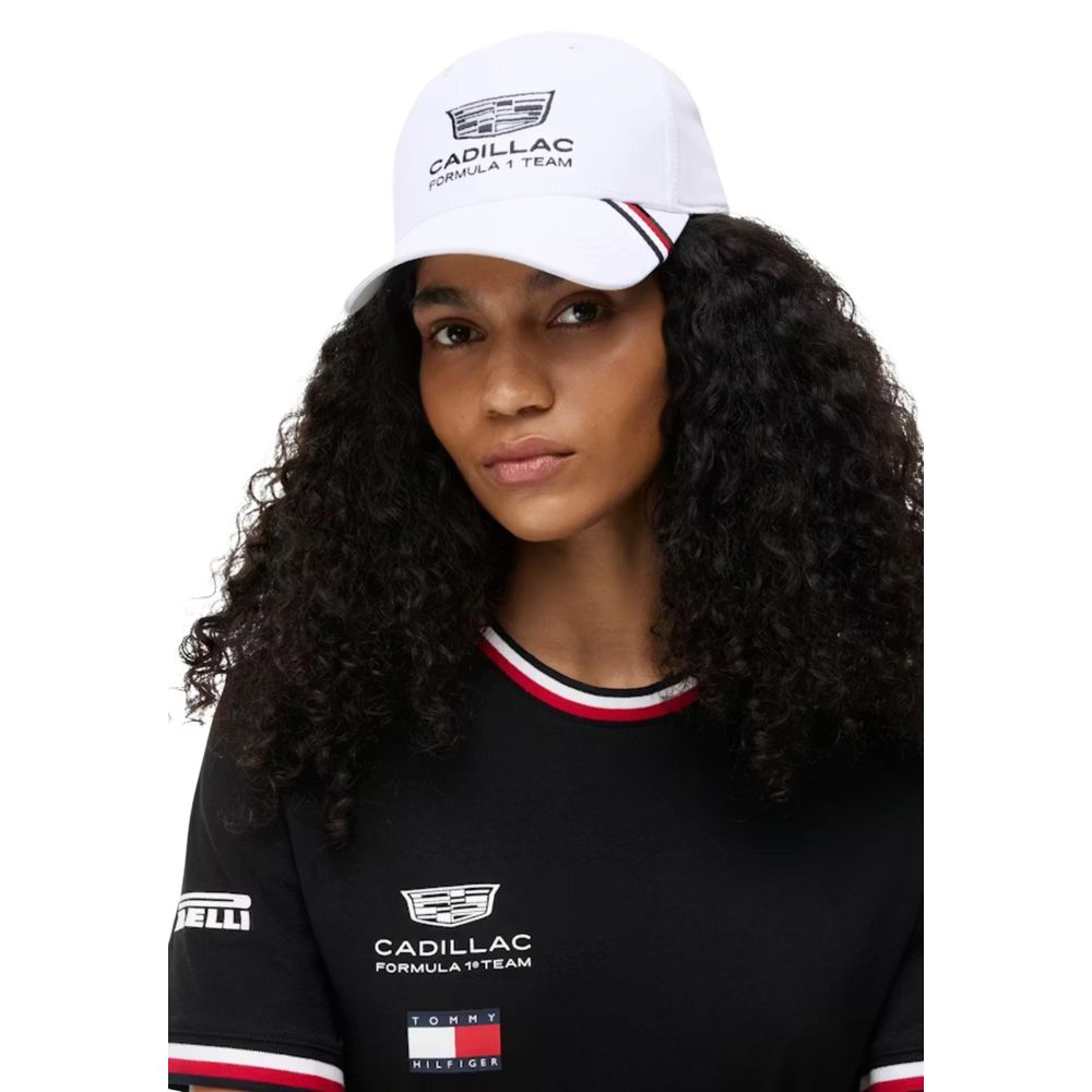 Tommy Hilfiger Weiße Kappe aus recyceltem Polyester (Baseballkappe)