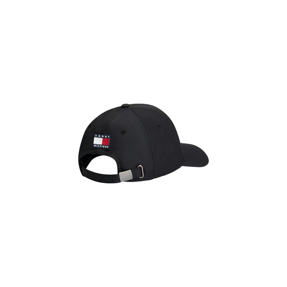 Tommy Hilfiger Schwarze Baseballkappe aus recyceltem Polyester