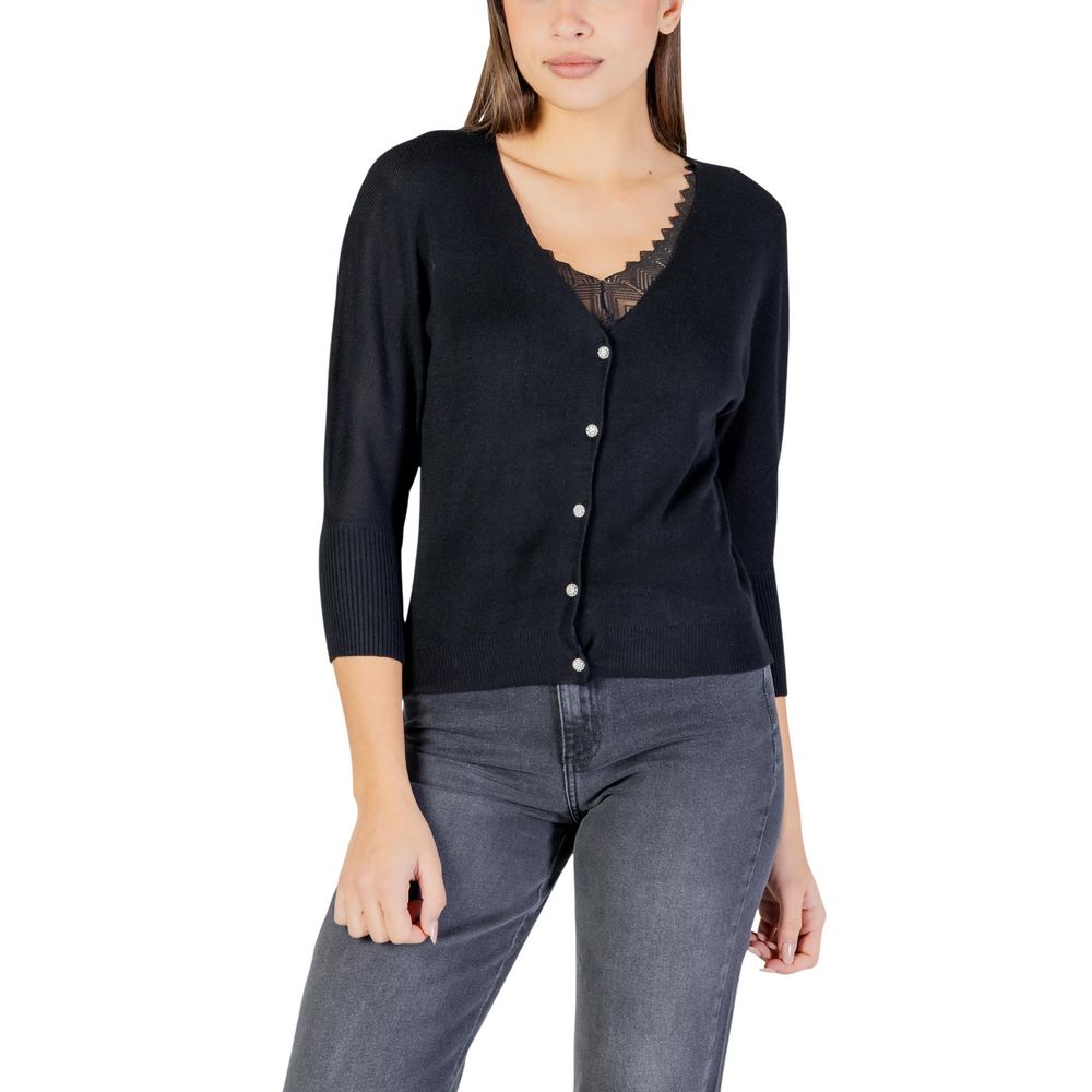 Morgan De Toi Schwarzer Polyester-Cardigan