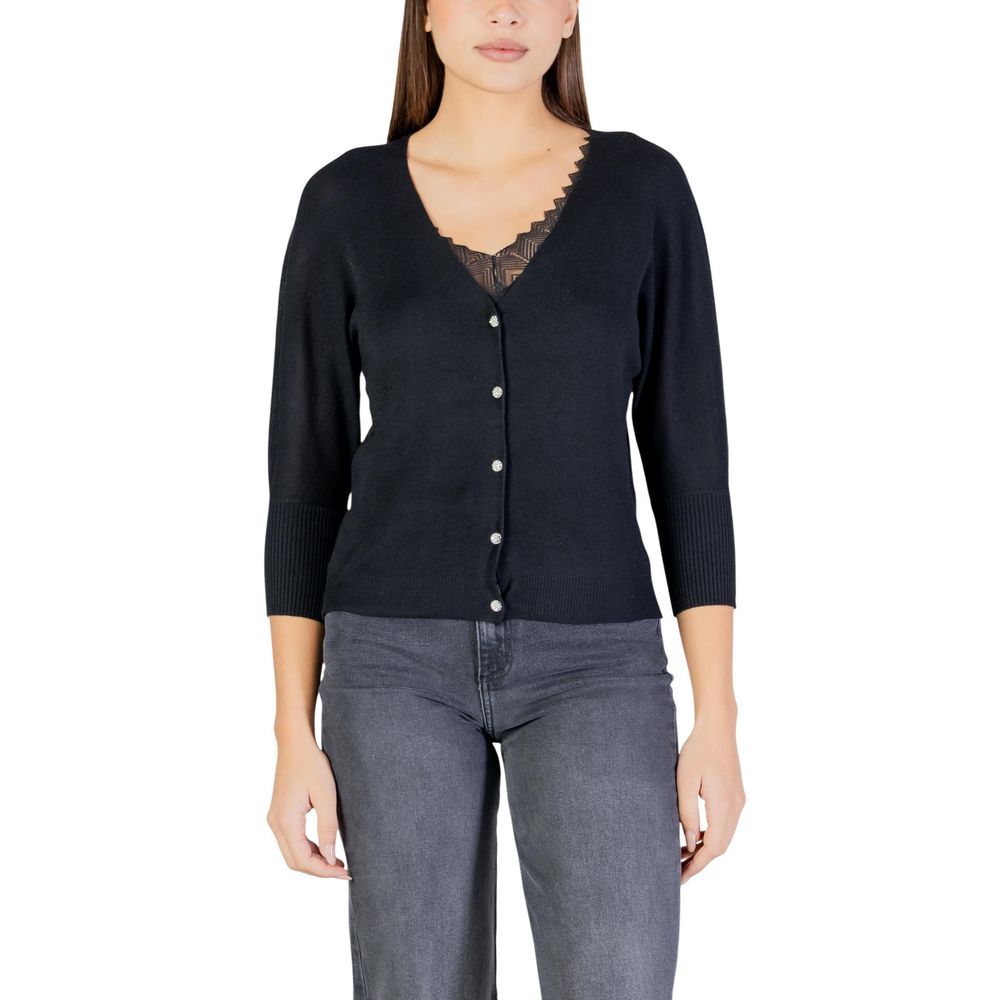 Morgan De Toi Schwarzer Polyester-Cardigan