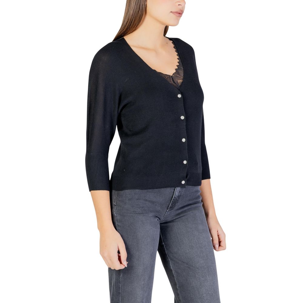 Morgan De Toi Schwarzer Polyester-Cardigan