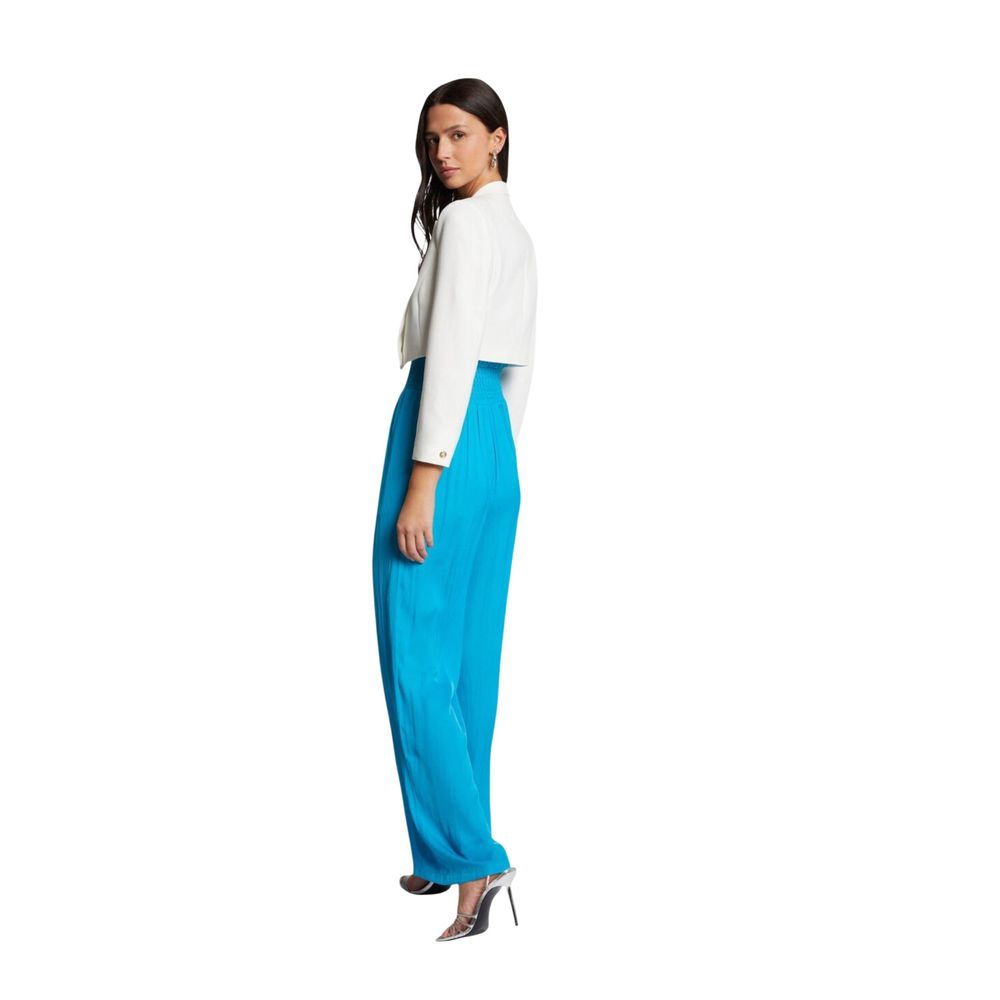 Morgan De Toi Weißer Blazer aus recyceltem Polyester