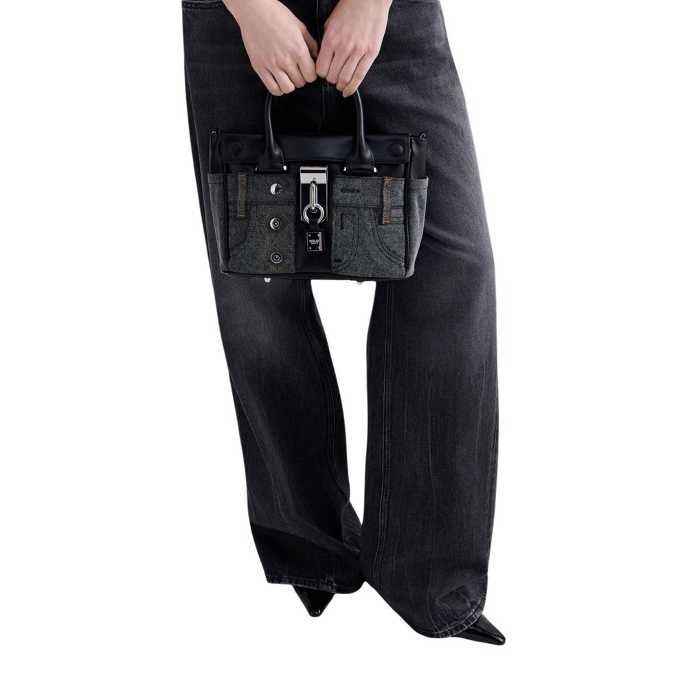 Replay Handtasche aus schwarzem Polyethylen