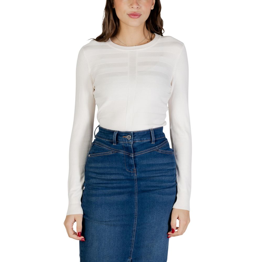 Morgan De Toi Beiges Viskose-Sweatshirt