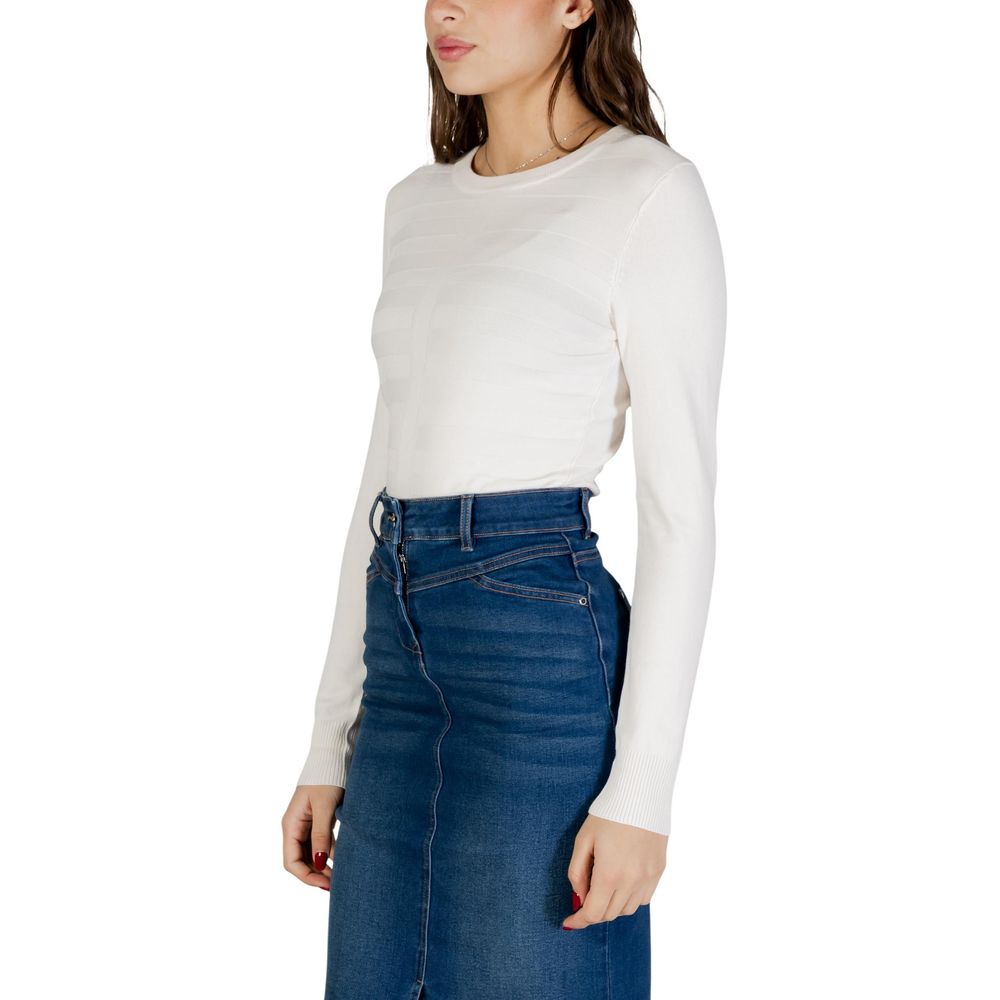 Morgan De Toi Beiges Viskose-Sweatshirt