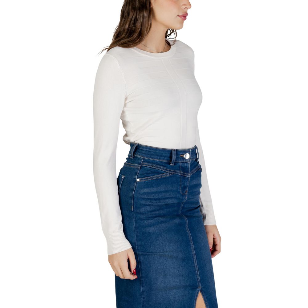Morgan De Toi Beiges Viskose-Sweatshirt