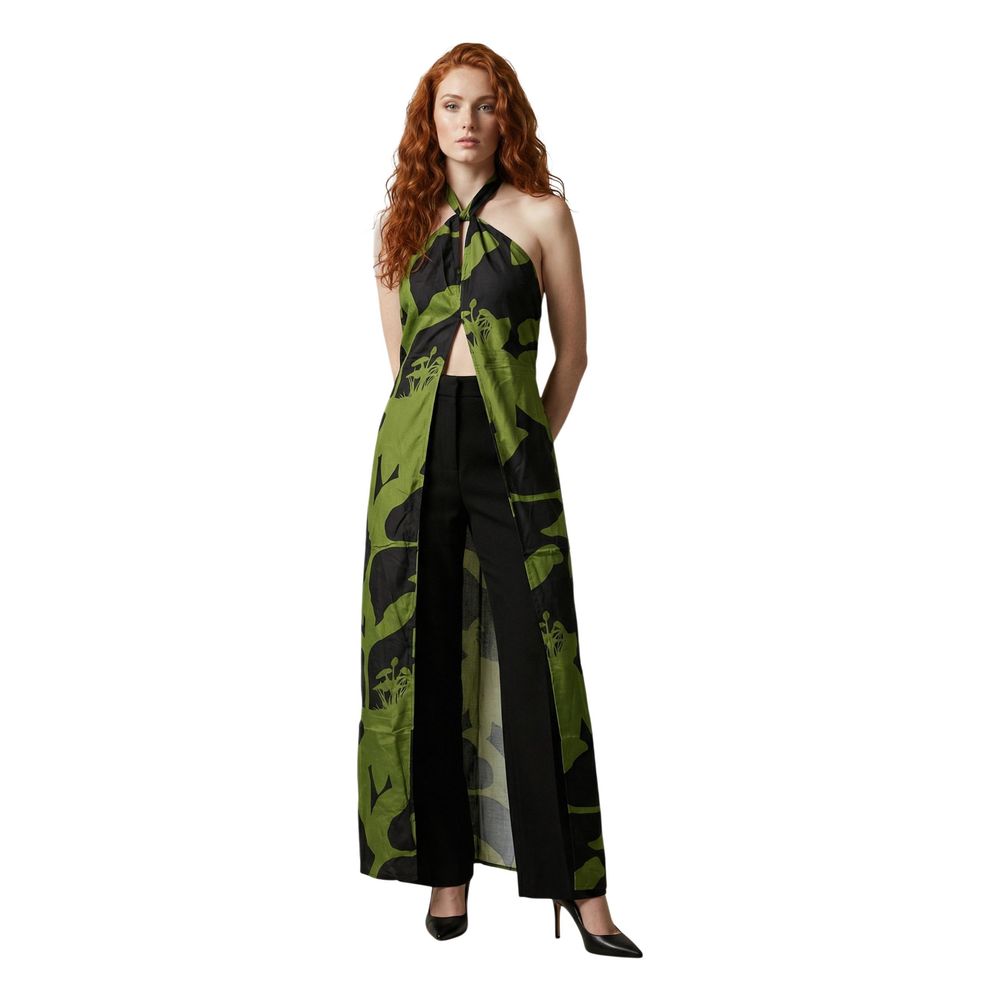 Replay Bicolor Viskose Maxikleid