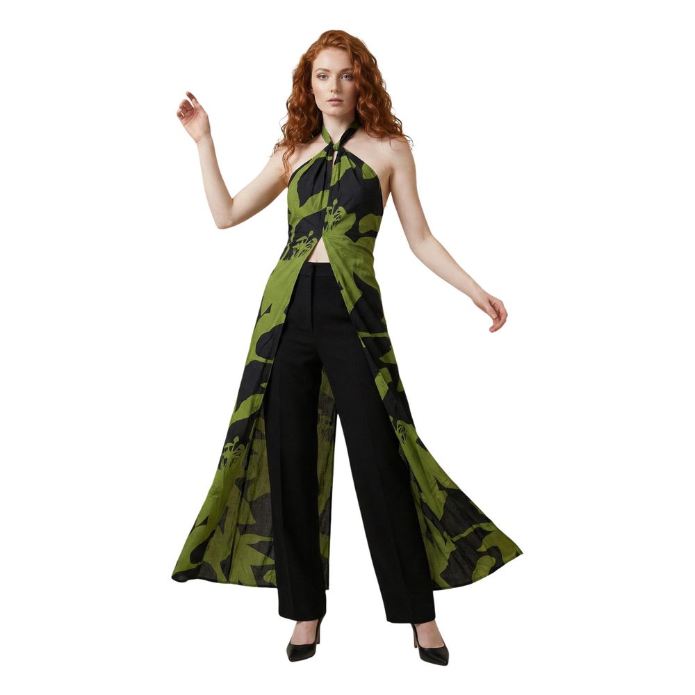 Replay Bicolor Viskose Maxikleid