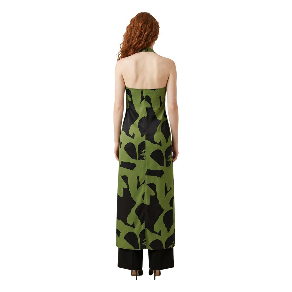 Replay Bicolor Viskose Maxikleid