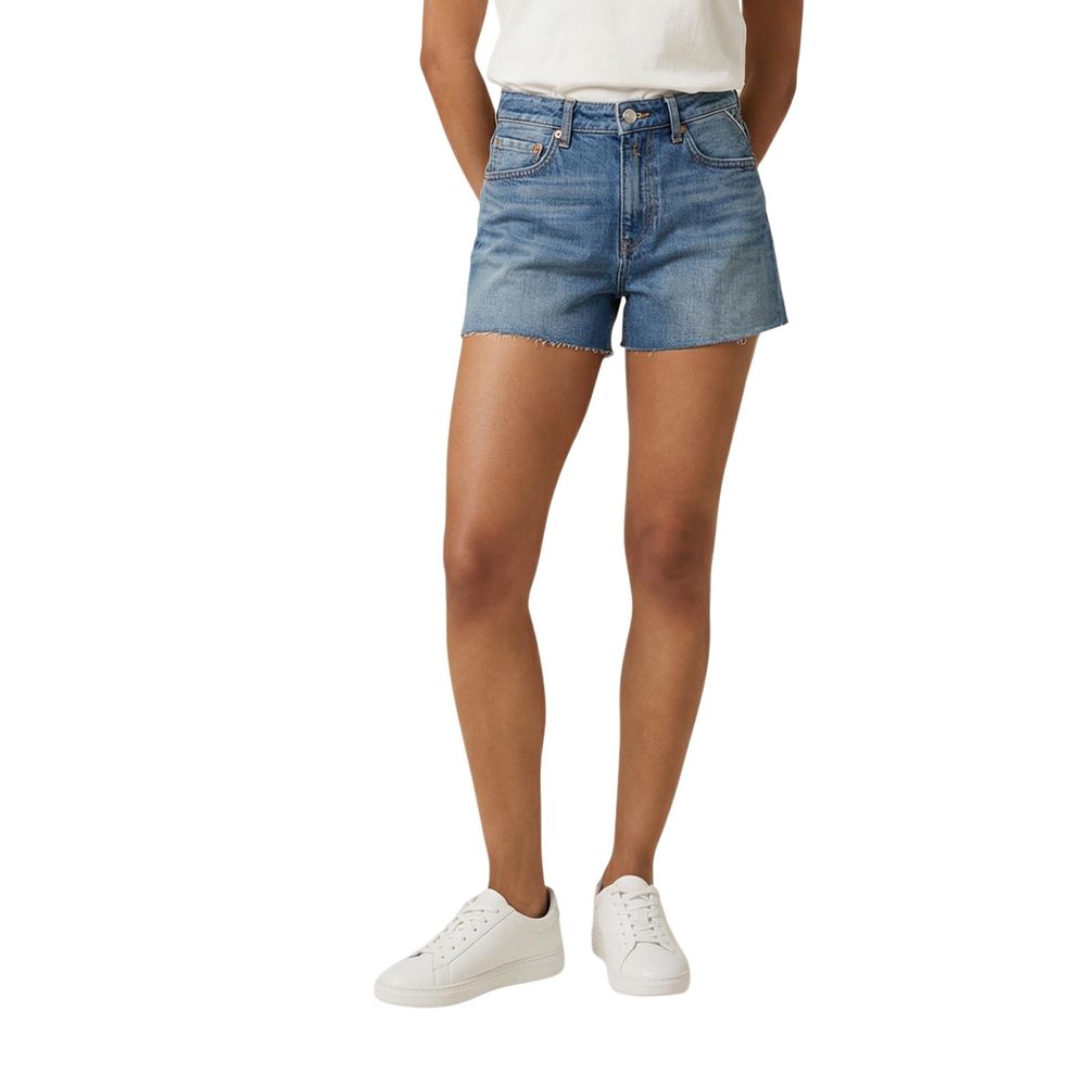 Replay Blaue Baumwoll-Shorts