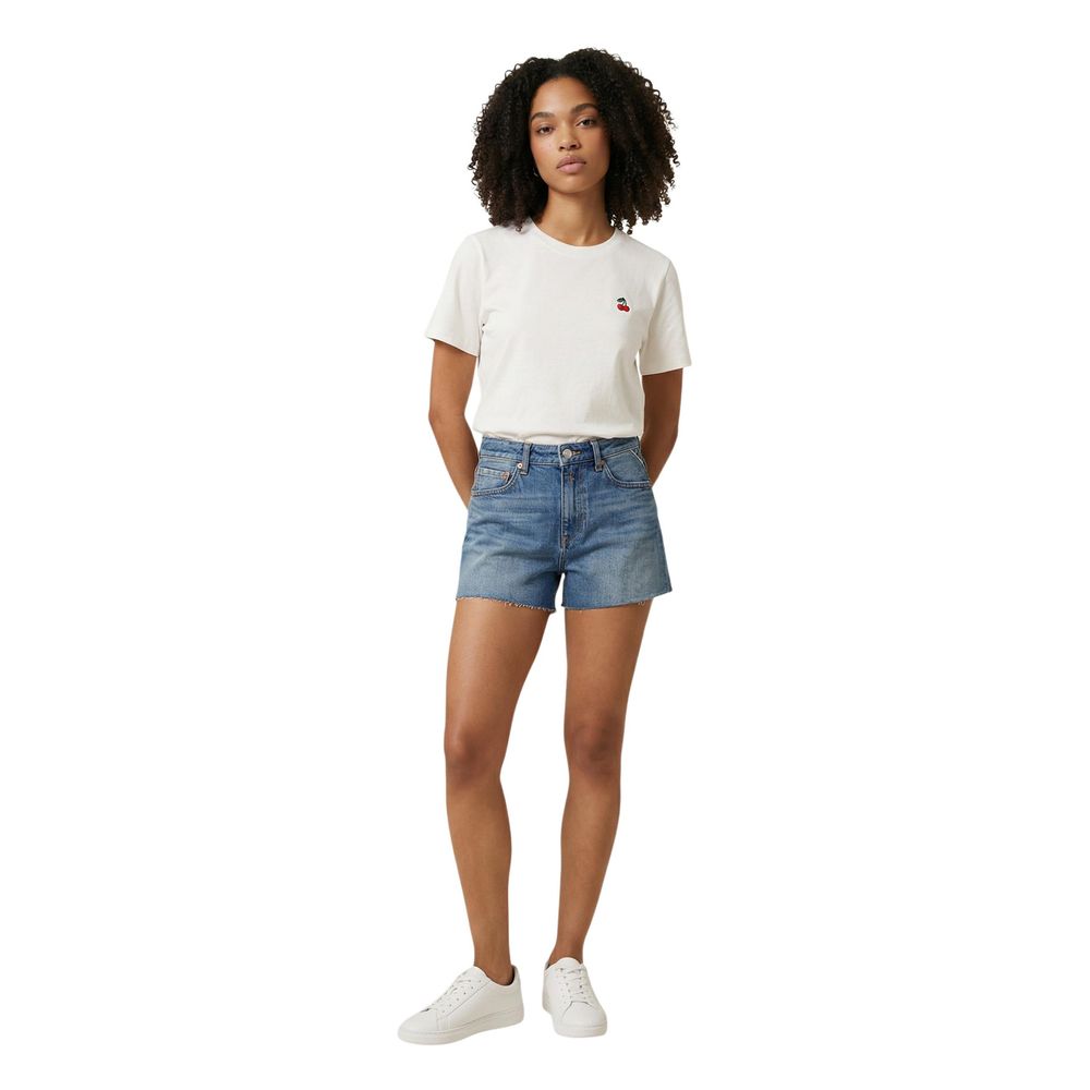 Replay Blaue Baumwoll-Shorts