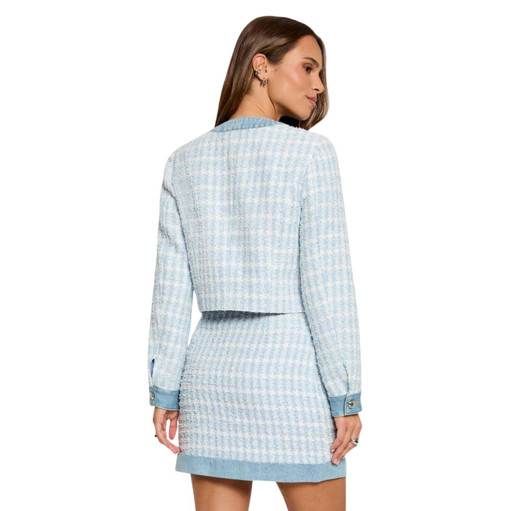Morgan De Toi Blauer Blazer aus recyceltem Polyester