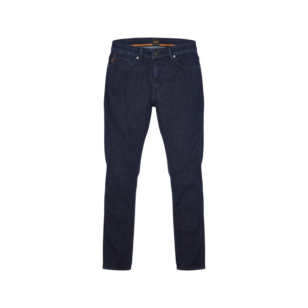 Hugo Boss Blaue Skinny Jeans aus Baumwolle