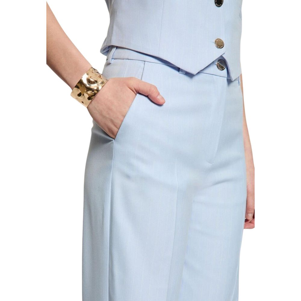 Morgan De Toi Blaue Polyester-Anzughose